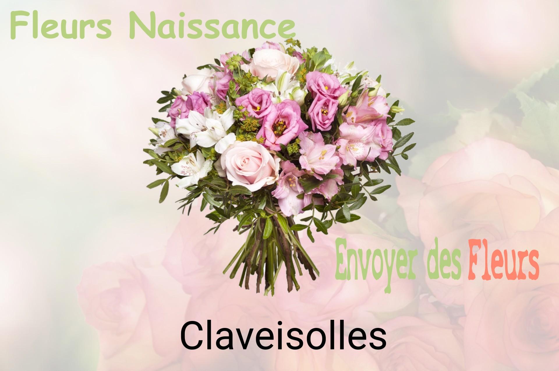Bouquet de fleurs de naissance livré à Claveisolles
